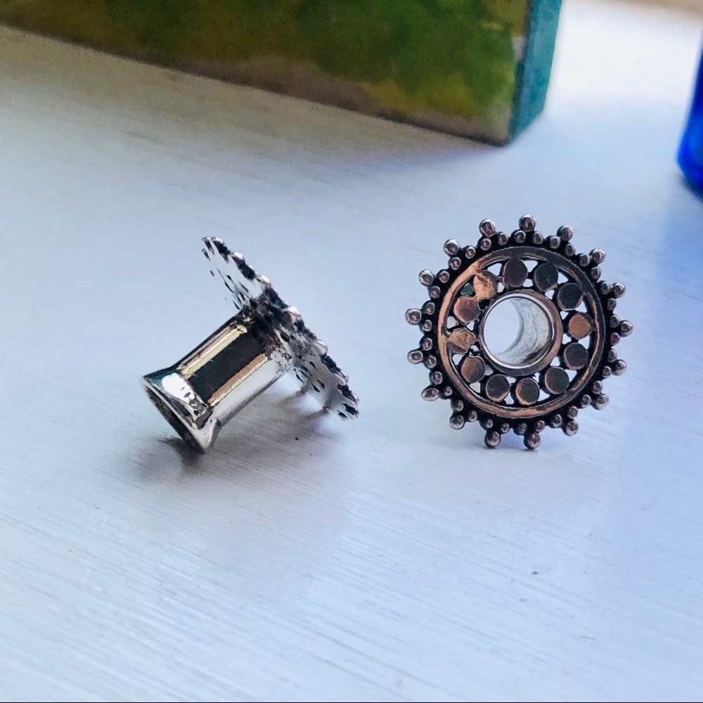 Sterling Silver Earrings, 4 gauge